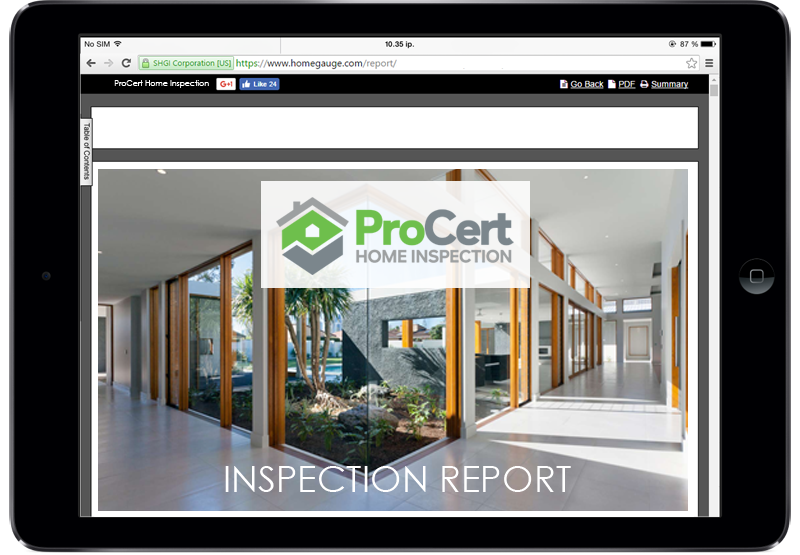 Homegauge CRL Digital Home Inspection Report